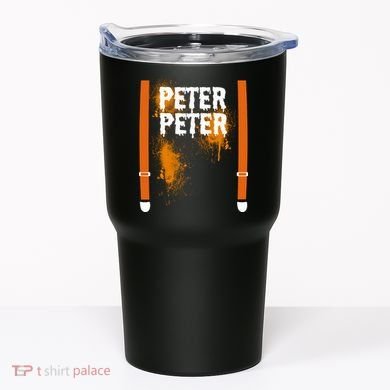 Peter Peter I'm With The Pumpkin Halloween Tumbler