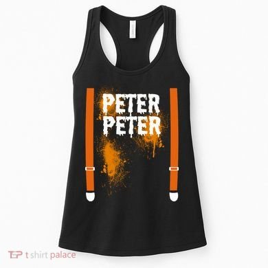 Peter Peter I'm With The Pumpkin Halloween Women's Tank Top