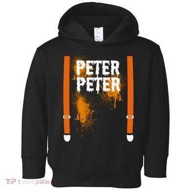Peter Peter I'm With The Pumpkin Halloween Toddler Hoodie