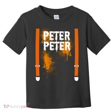 Peter Peter I'm With The Pumpkin Halloween Toddler T-Shirt