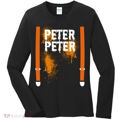 Peter Peter I'm With The Pumpkin Halloween Women's Long Sleeve Shirt