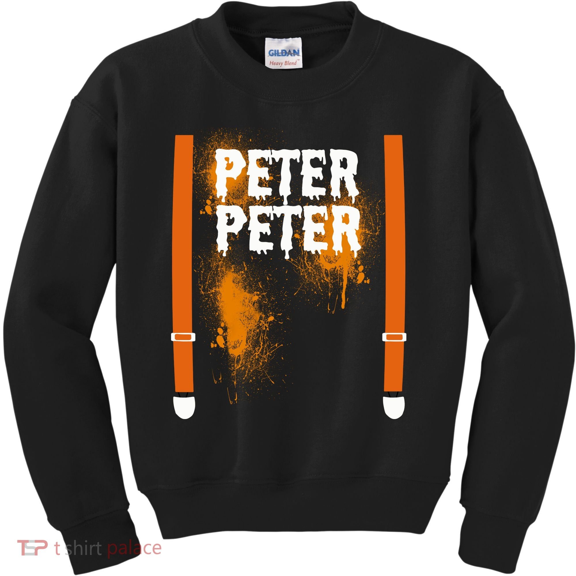 Peter Peter I'm With The Pumpkin Halloween Kids Sweatshirt