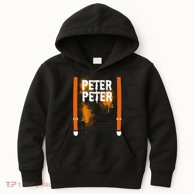 Peter Peter I'm With The Pumpkin Halloween Kids Hoodie