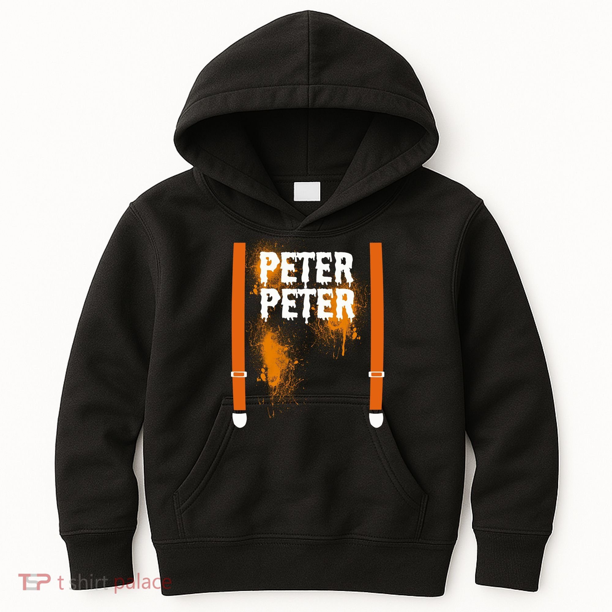 Peter Peter I'm With The Pumpkin Halloween Kids Hoodie
