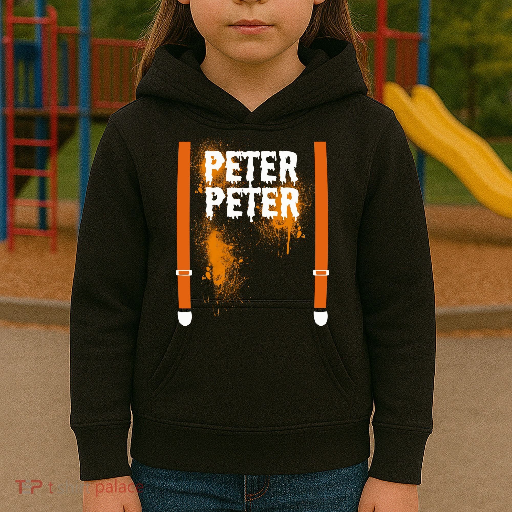 Peter Peter I'm With The Pumpkin Halloween Kids Hoodie