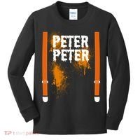 Peter Peter I'm With The Pumpkin Halloween Kids Long Sleeve Shirt thumb 0