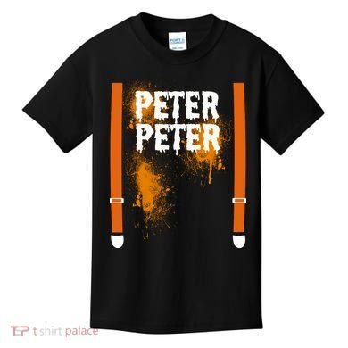 Peter Peter I'm With The Pumpkin Halloween Kids T-Shirt