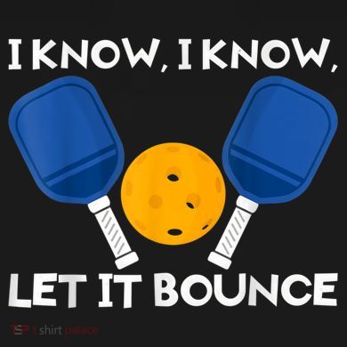 PicklBall Paddle I Know Let It Bounce Backpack