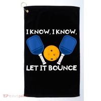 PicklBall Paddle I Know Let It Bounce Golf Towel thumb 0