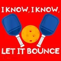 PicklBall Paddle I Know Let It Bounce Santa Hat thumb 1