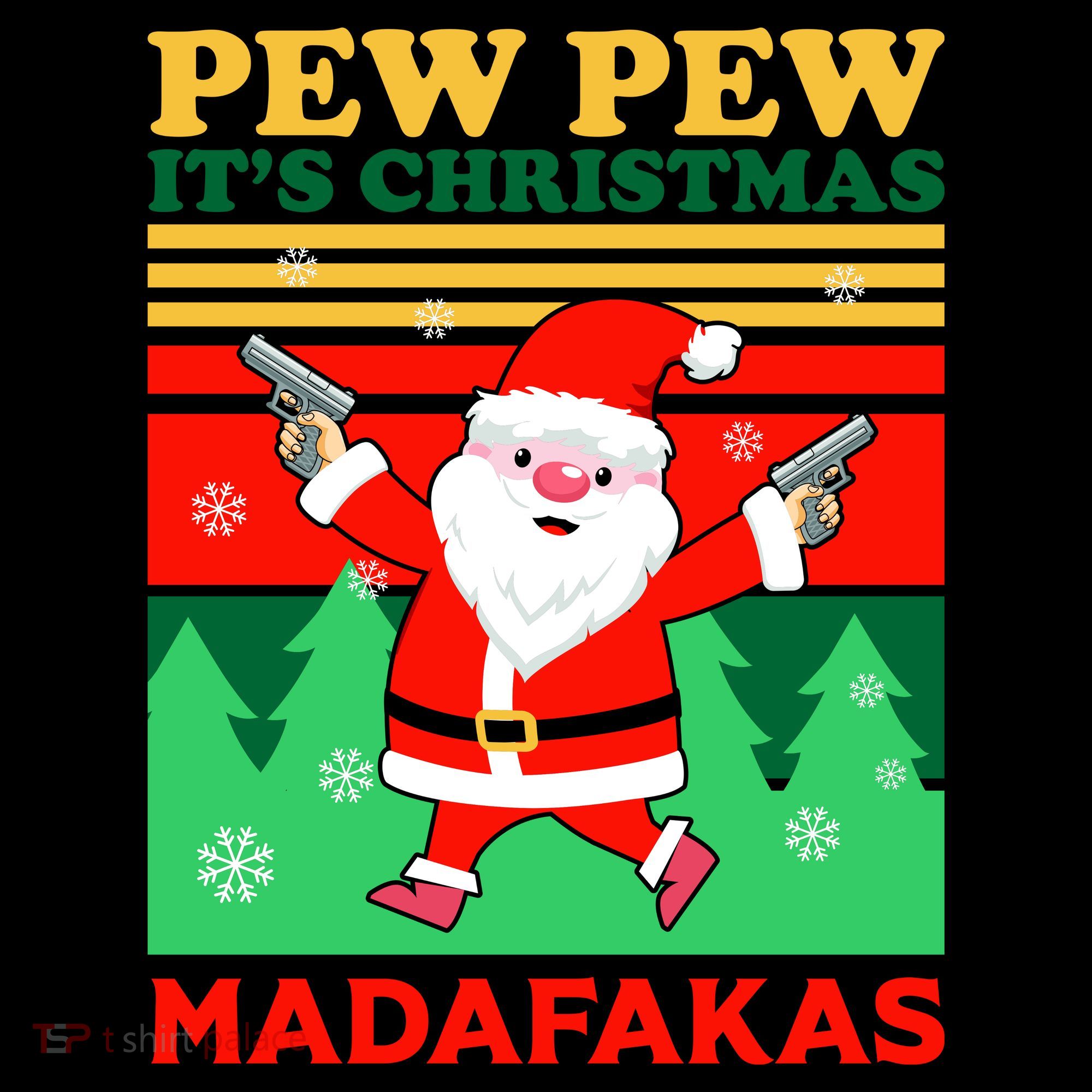 Pew Pew Its Christmas Mudafakas Funny Santa Claus Game Coffee Mug