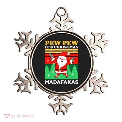 Pew Pew Its Christmas Mudafakas Funny Santa Claus Game Ornament