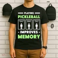 Playing Pickleball Improves Memory Dink Player TShirt T-Shirt thumb 6