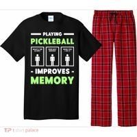 Playing Pickleball Improves Memory Dink Player TShirt Pajama Set thumb 0