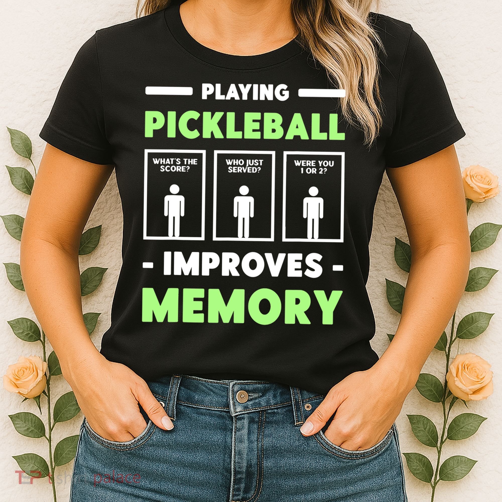 Playing Pickleball Improves Memory Dink Player TShirt Women's T-Shirt
