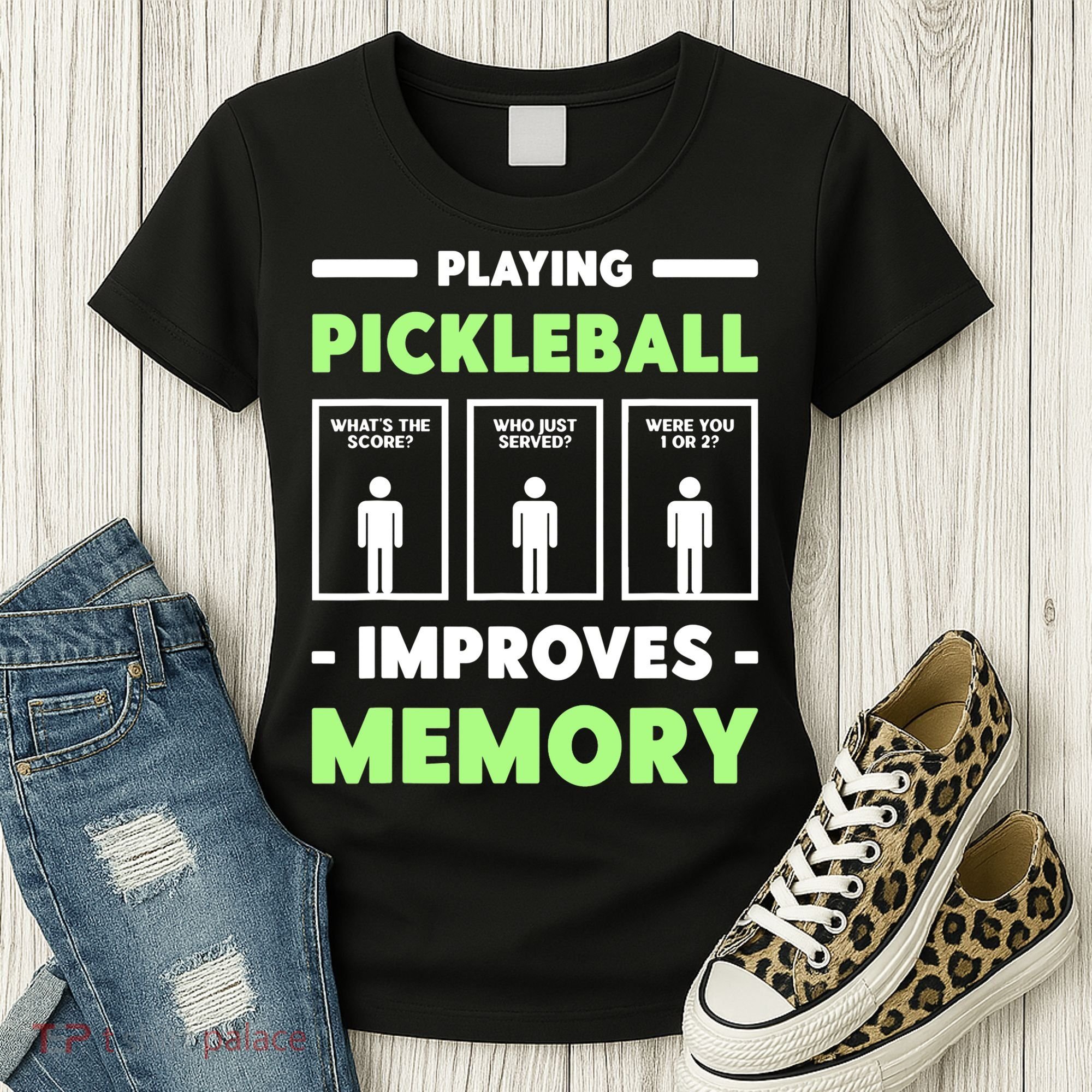 Playing Pickleball Improves Memory Dink Player TShirt Women's T-Shirt