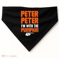 Peter Peter I'm With The Pumpkin USA-Made Doggie Bandana thumb 0
