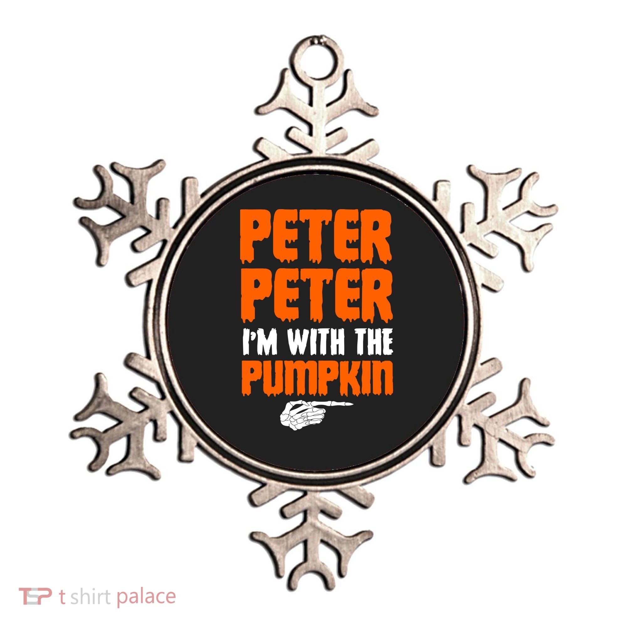 Peter Peter I'm With The Pumpkin Ornament