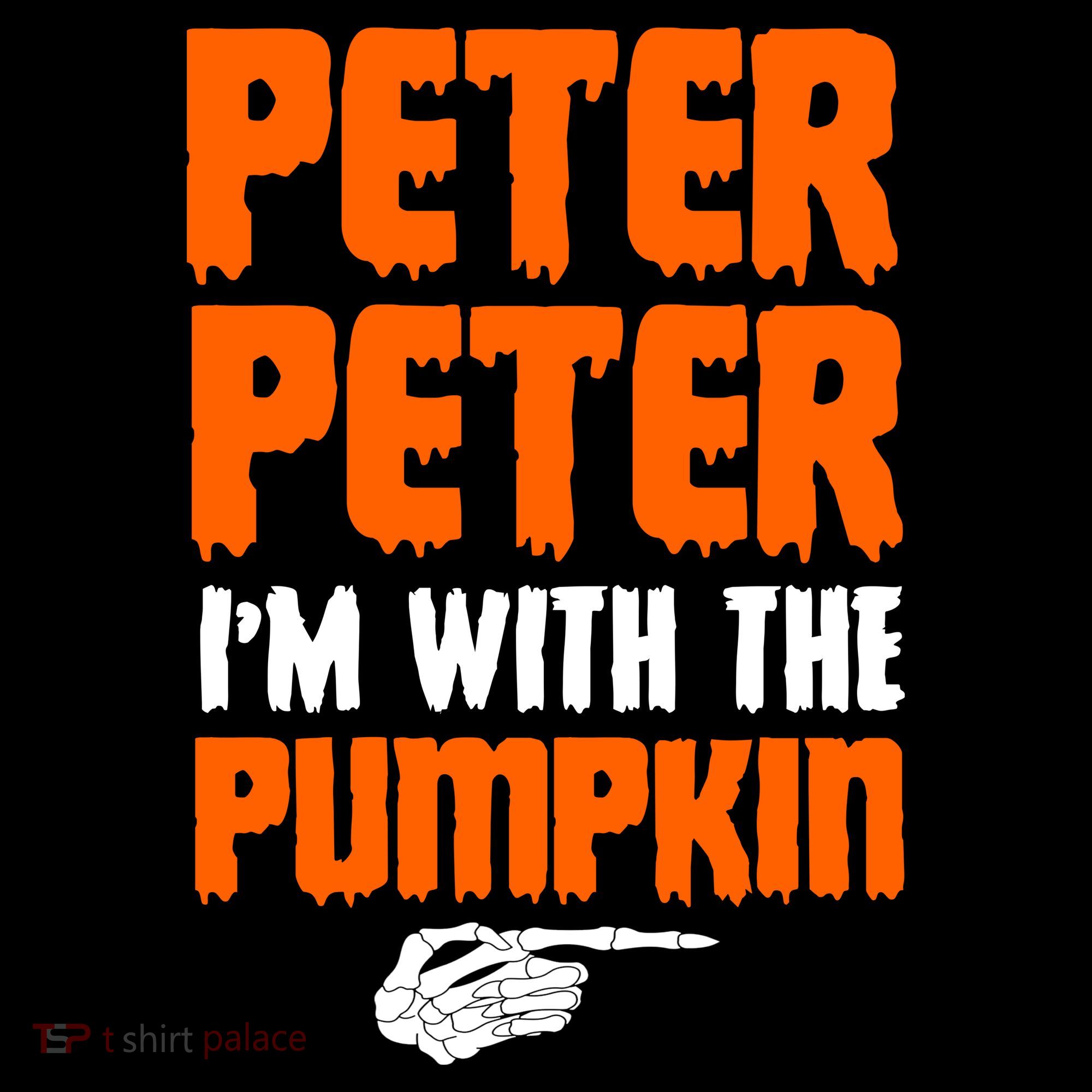 Peter Peter I'm With The Pumpkin Ornament