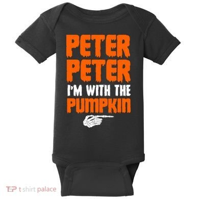 Peter Peter I'm With The Pumpkin Baby Bodysuit