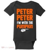 Peter Peter I'm With The Pumpkin Baby Bodysuit thumb 0