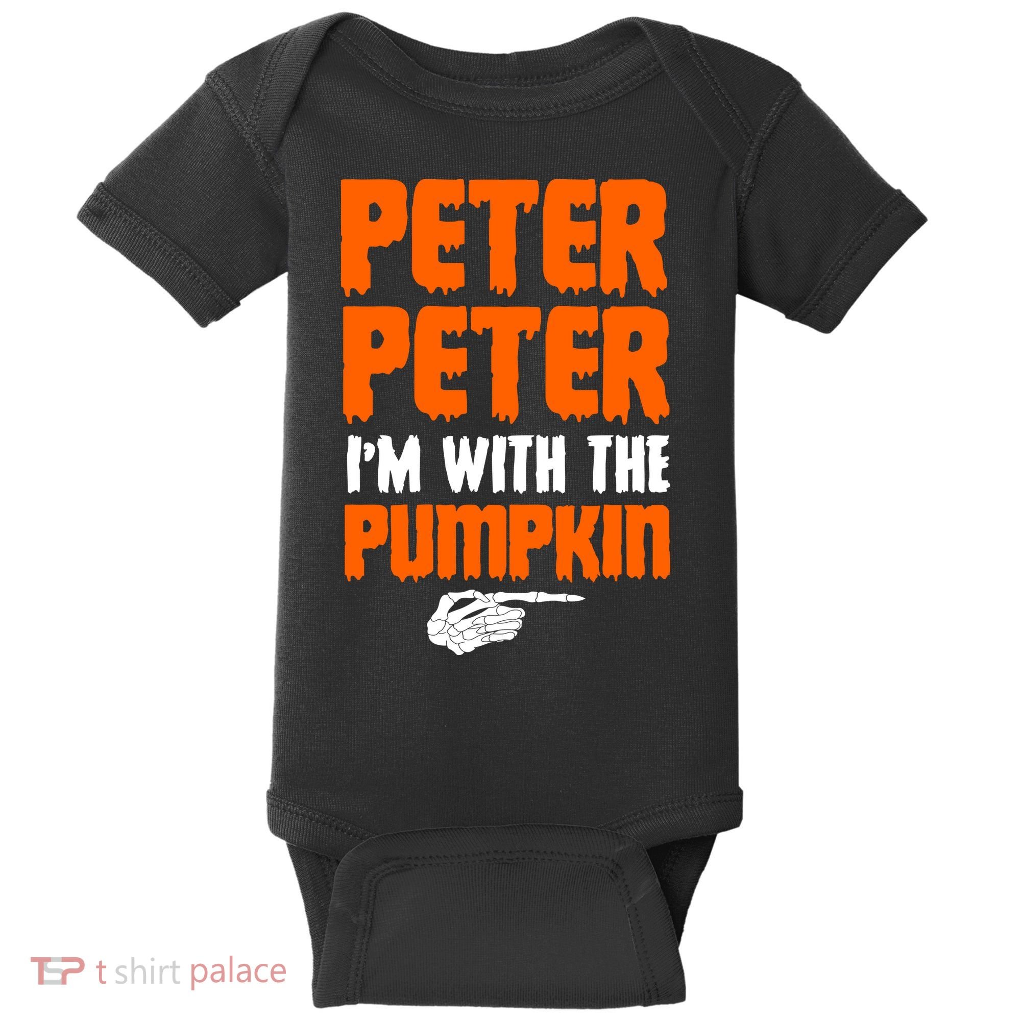 Peter Peter I'm With The Pumpkin Baby Bodysuit