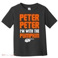 Peter Peter I'm With The Pumpkin Toddler T-Shirt thumb 0