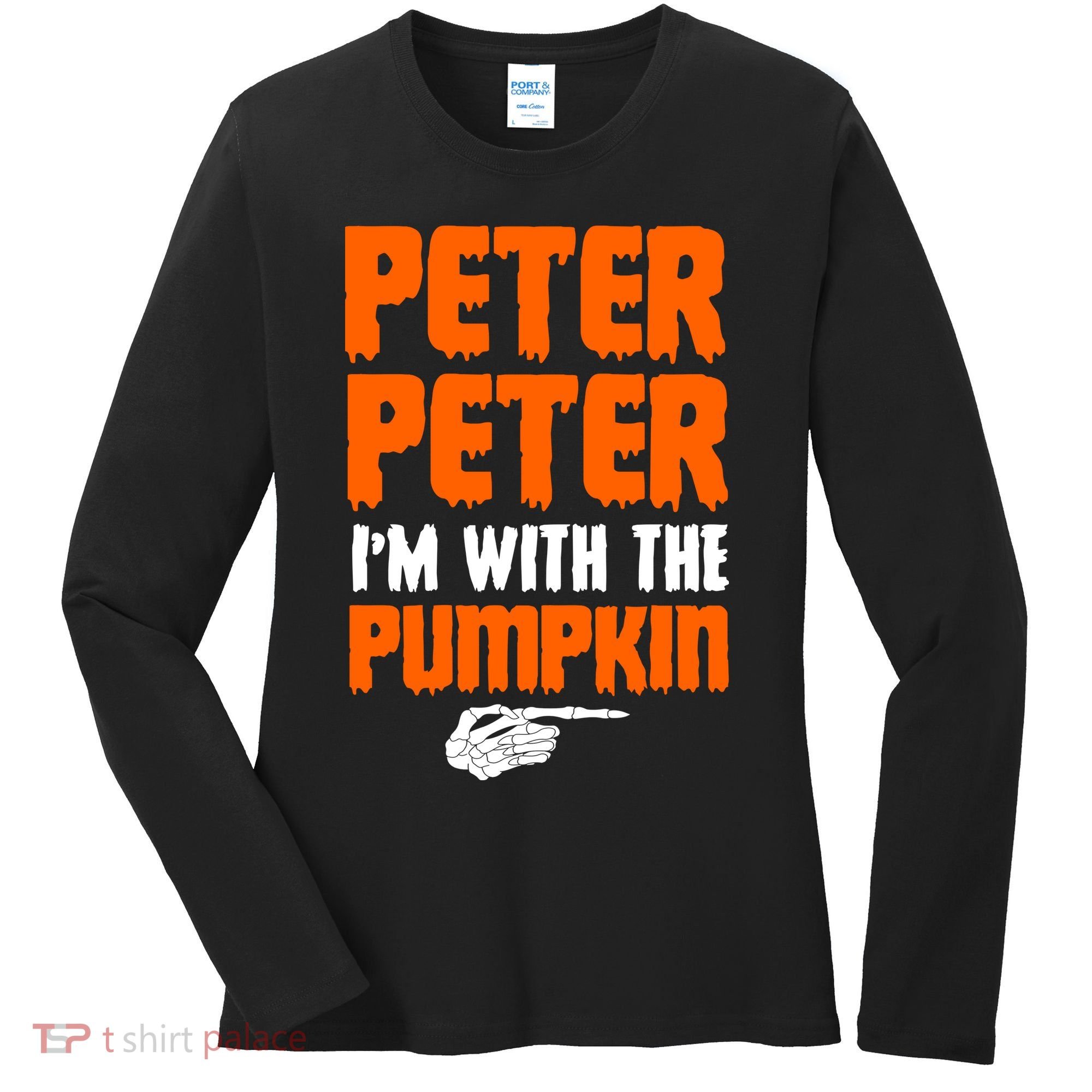 Peter Peter I'm With The Pumpkin Women's Long Sleeve Shirt