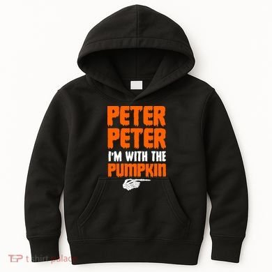 Peter Peter I'm With The Pumpkin Kids Hoodie