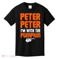 Peter Peter I'm With The Pumpkin Kids T-Shirt thumb 0