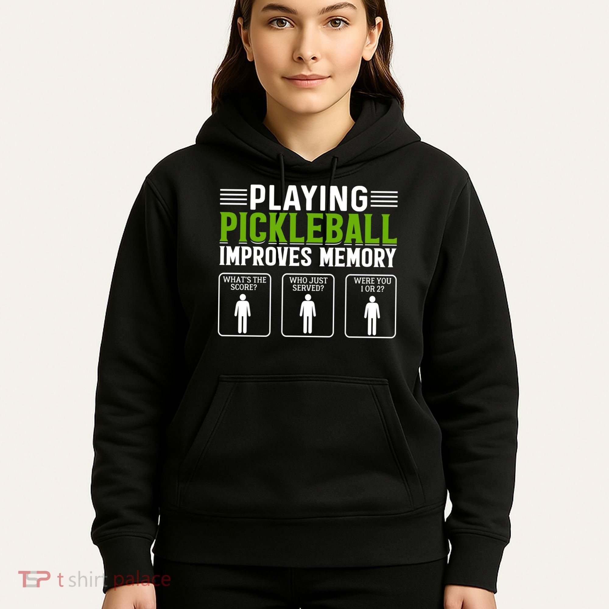 Playing Pickleball Improves Memory Hoodie