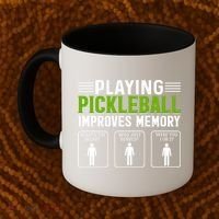 Playing Pickleball Improves Memory Coffee Mug thumb 2