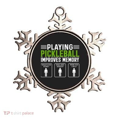Playing Pickleball Improves Memory Ornament