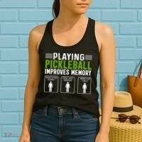 Playing Pickleball Improves Memory Women's Tank Top thumb 2