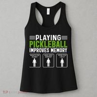 Playing Pickleball Improves Memory Women's Tank Top thumb 3