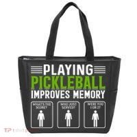 Playing Pickleball Improves Memory Tote Bag thumb 0