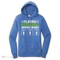 Playing Pickleball Improves Memory Women's Hoodie thumb 0