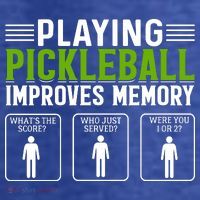 Playing Pickleball Improves Memory Women's Hoodie thumb 2