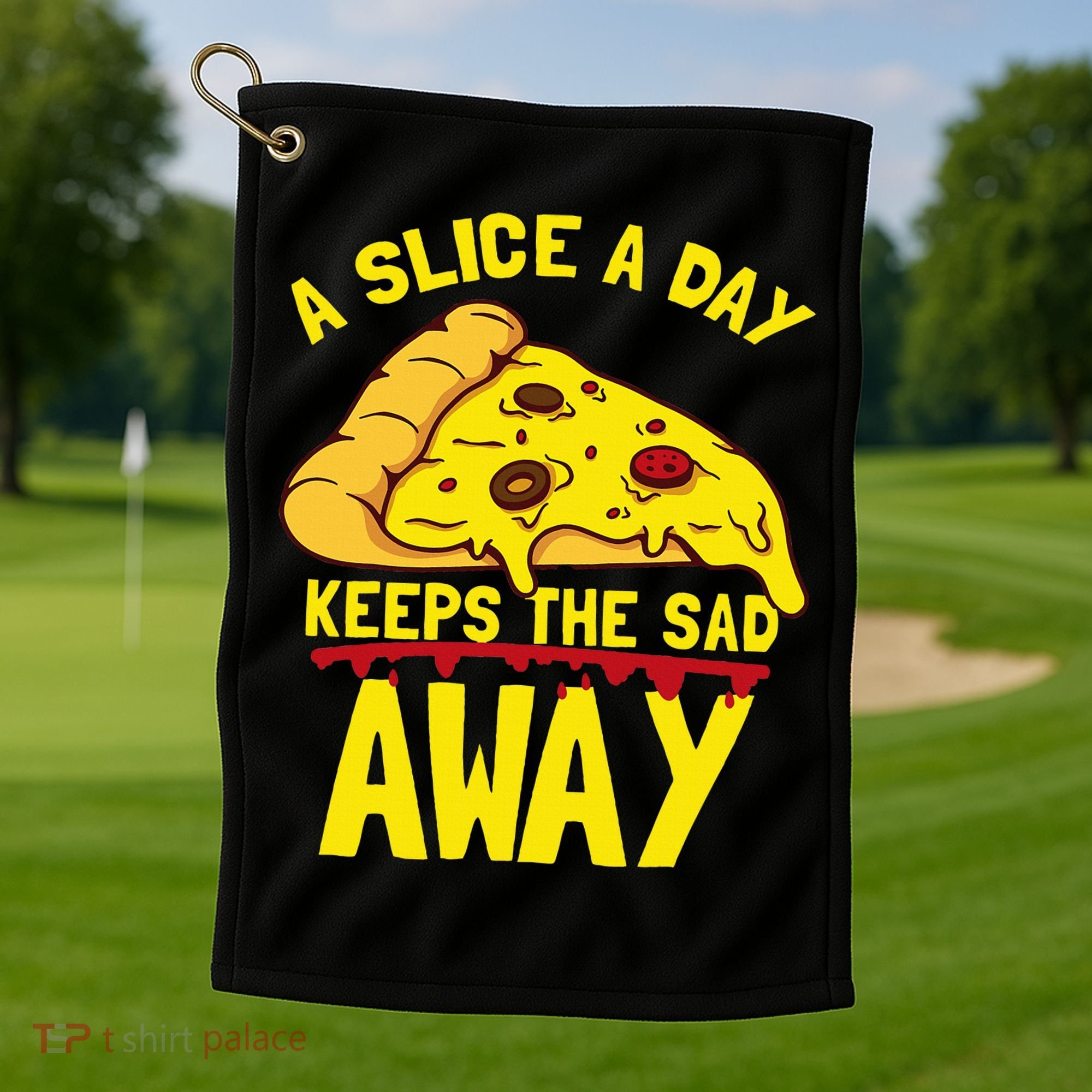 Pizza Golf Towel