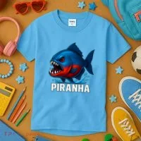 Piranha Kids T-Shirt thumb 3