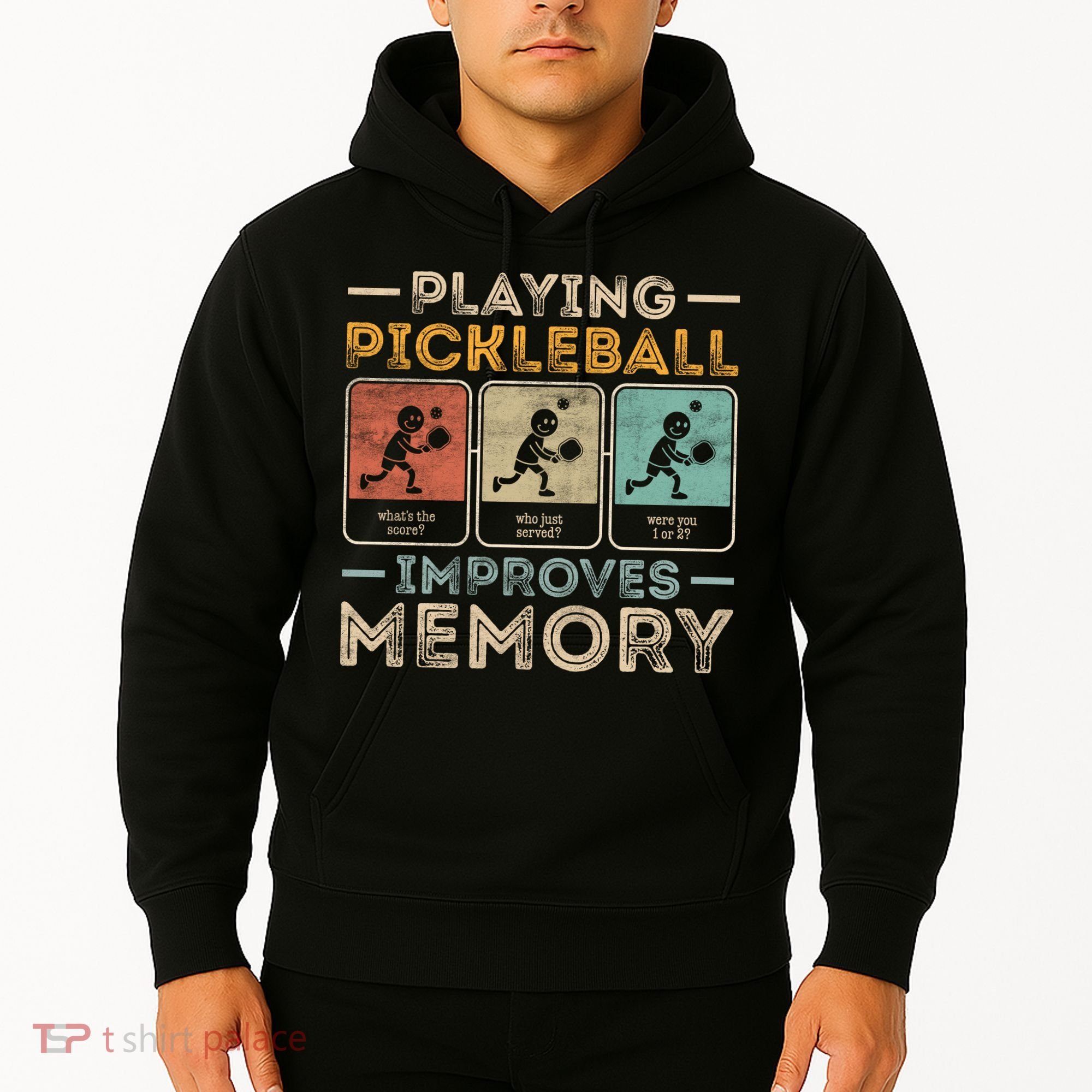 Playing Pickleball Improves Memory Hoodie