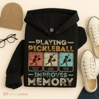 Playing Pickleball Improves Memory Hoodie thumb 4