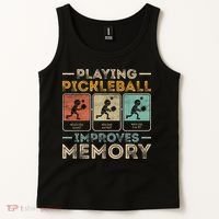 Playing Pickleball Improves Memory Tank Top thumb 2
