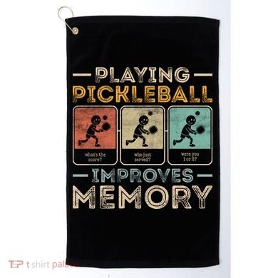 Playing Pickleball Improves Memory Golf Towel