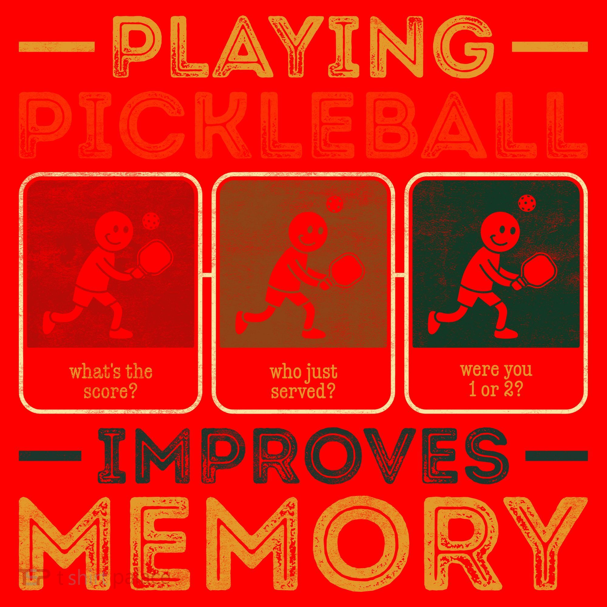 Playing Pickleball Improves Memory Santa Hat