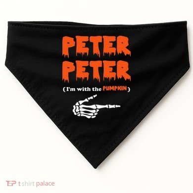 Peter Peter IM With The Pumpkin Halloween Costume USA-Made Doggie Bandana
