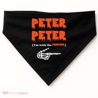 Peter Peter IM With The Pumpkin Halloween Costume USA-Made Doggie Bandana thumb 0