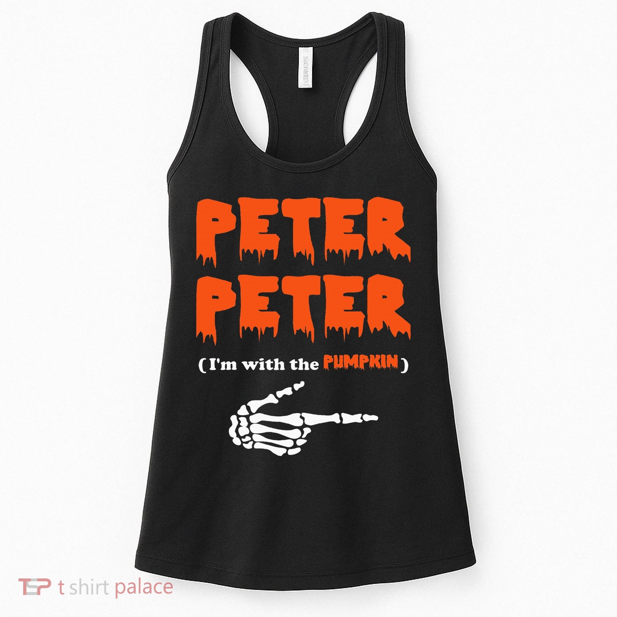 Peter Peter IM With The Pumpkin Halloween Costume Women's Tank Top
