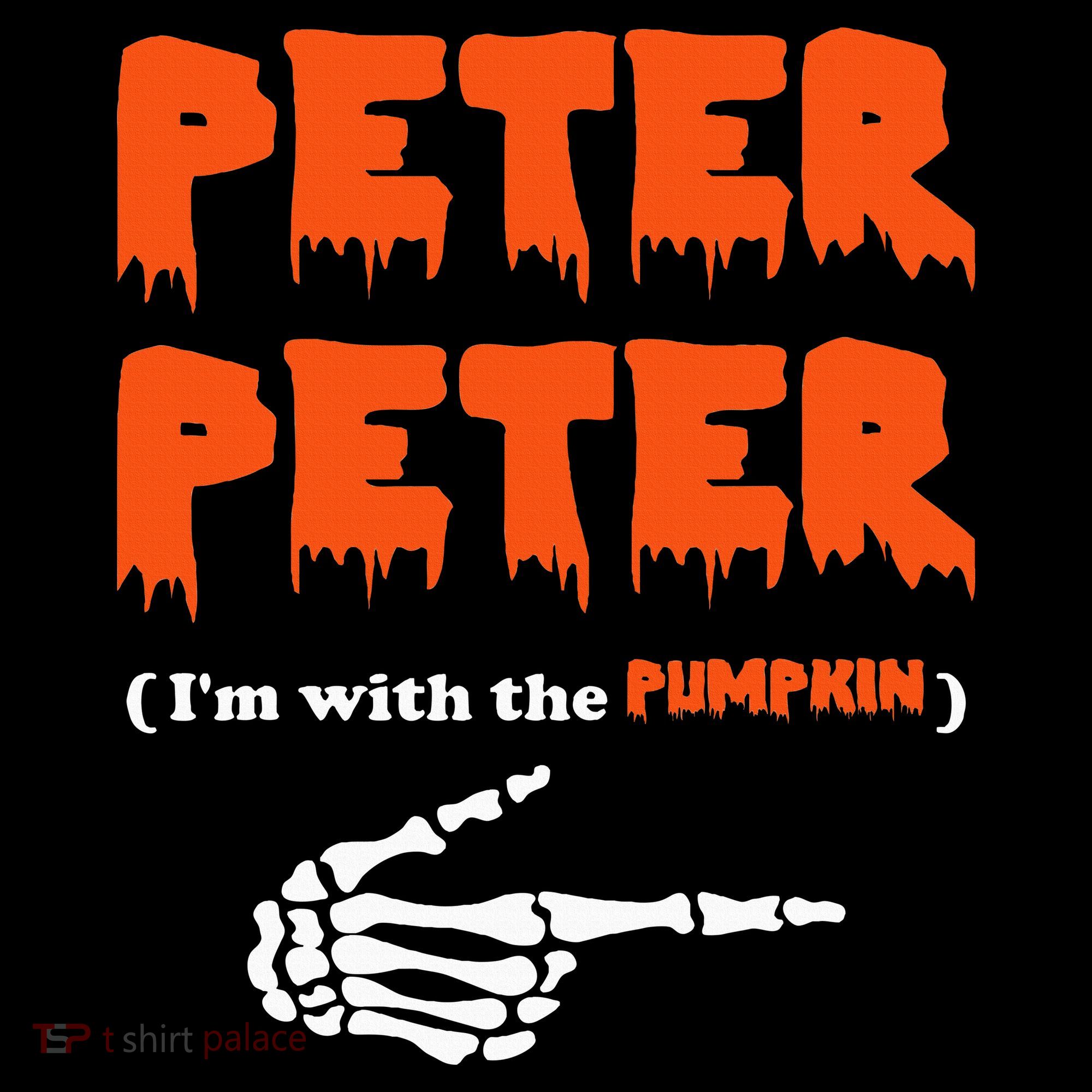 Peter Peter IM With The Pumpkin Halloween Costume Women's Tank Top
