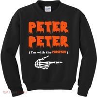 Peter Peter IM With The Pumpkin Halloween Costume Kids Sweatshirt thumb 0